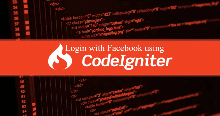 Login With Facebook using CodeIgniter