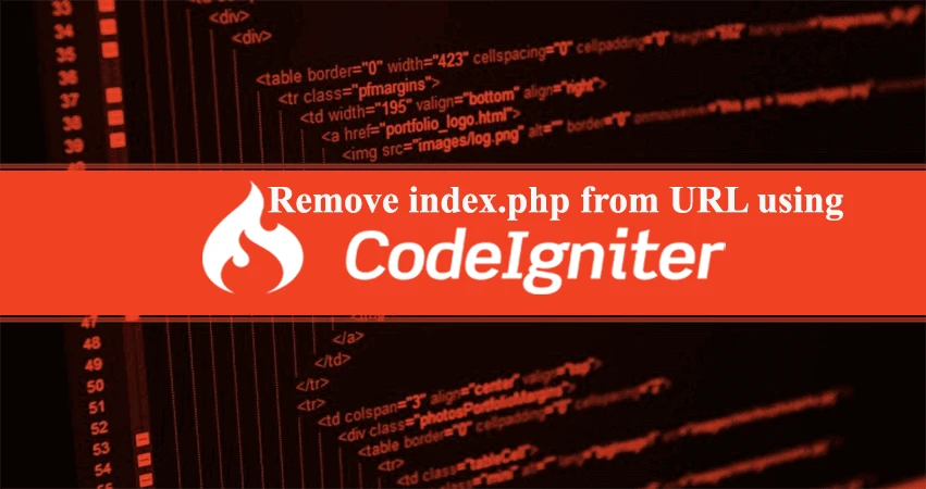 How to remove index.php from URL in Codeigniter
